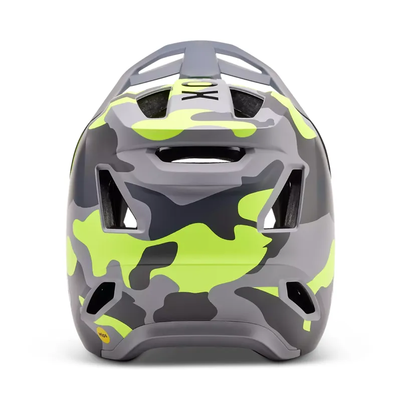 Fox Racing Rampage Youth Full Face MTB Helmet in Green Camo-4