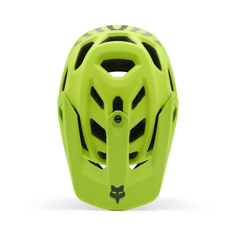 Fox Racing Proframe Youth MTB Full Face Helmet in Fluorescent Yellow-3