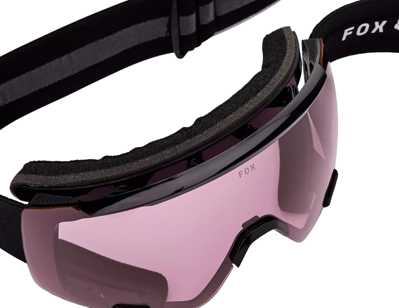 Fox Racing Purevue Black/Woods VIVID Goggles in Black/Red-2
