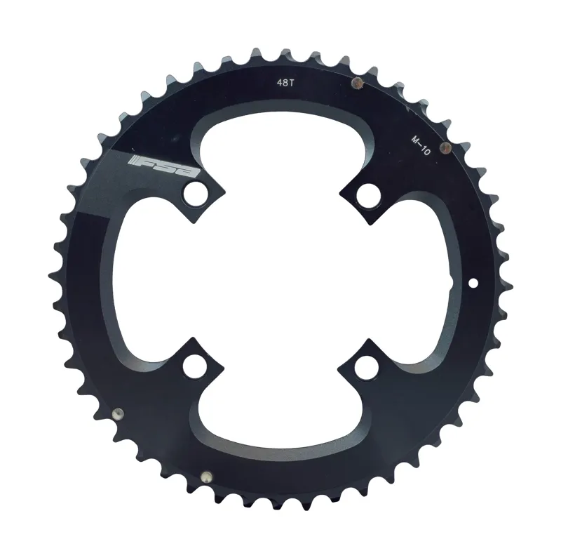 FSA Yamaha Ebike Chainring Set 2x11 104/64 BCD 48/36T in Black-2