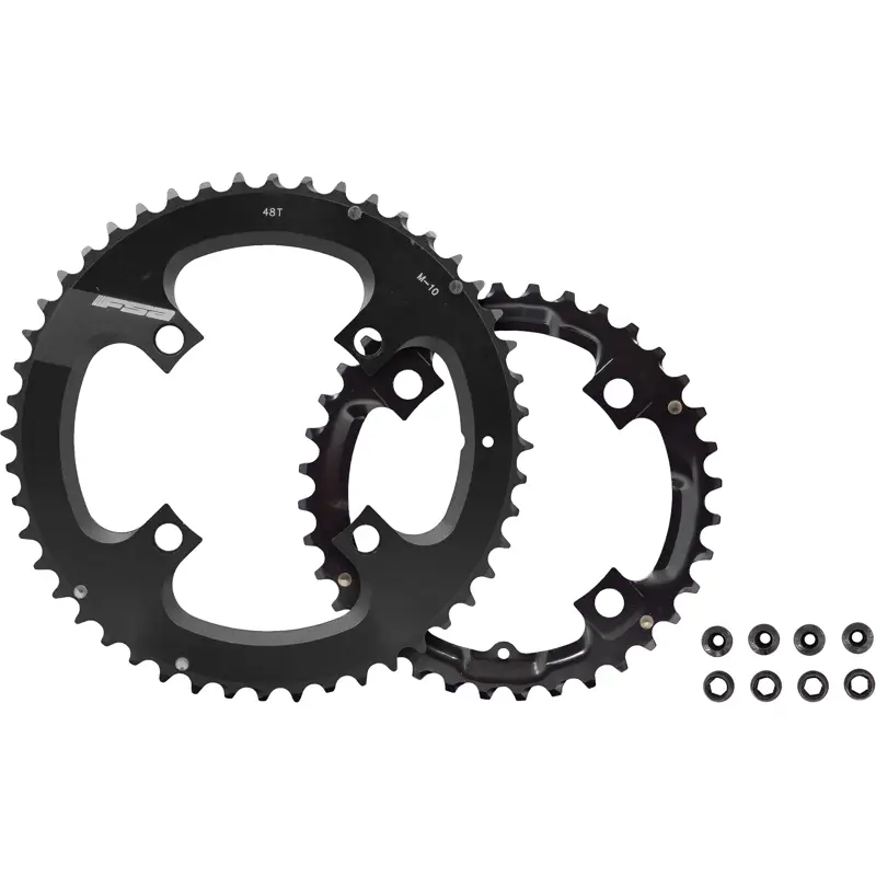 Balfes Bikes Fsa FSA Yamaha Ebike Chainring Set 2x11 104/64 BCD 48/36T in Black | Free postage over £30, £10 off first order, price match & 0% finance.