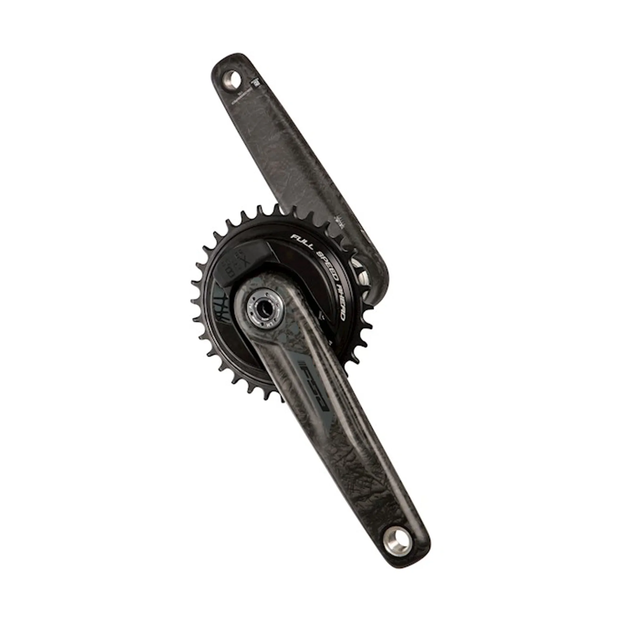 FSA Powerbox Carbon Mountain Bike Power Meter Chainset in Black