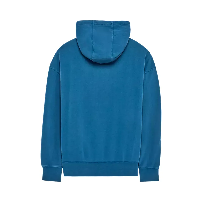 Fox Wordmark Oversized Pullover Hoodie in Twilight Blue-1