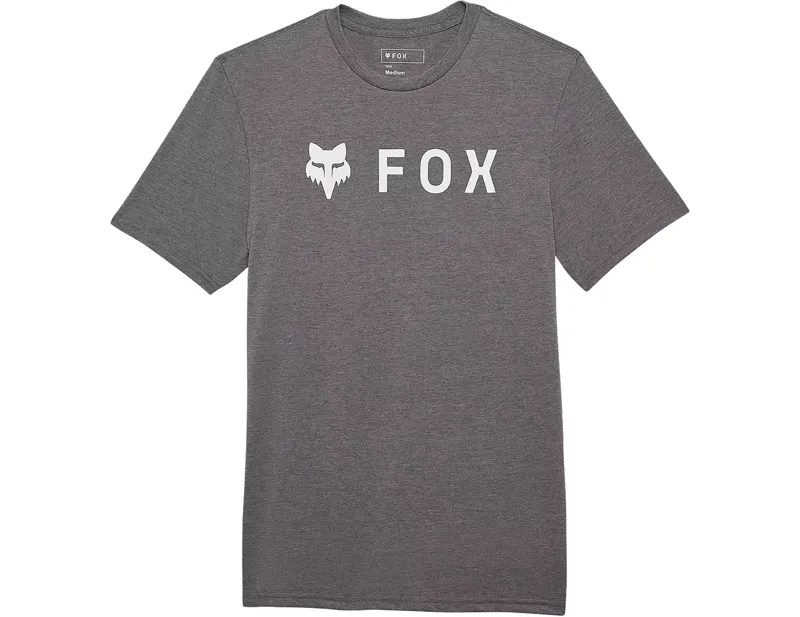 Fox Racing Absolute Short Sleeve Tech Tee in Heather Graphite Grey
