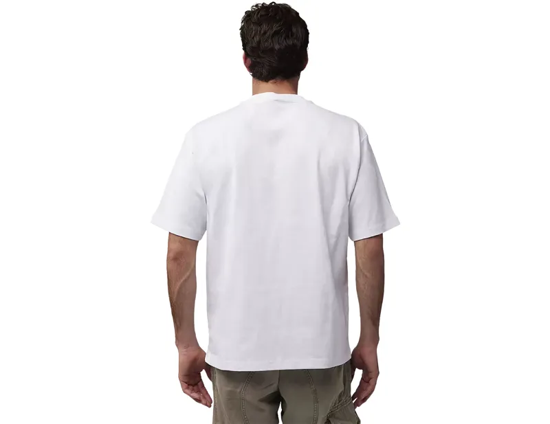 Fox Wordmark Oversized Short Sleeve T-Shirt in Optic White-3