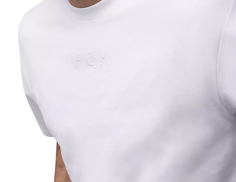 Fox Wordmark Oversized Short Sleeve T-Shirt in Optic White-4
