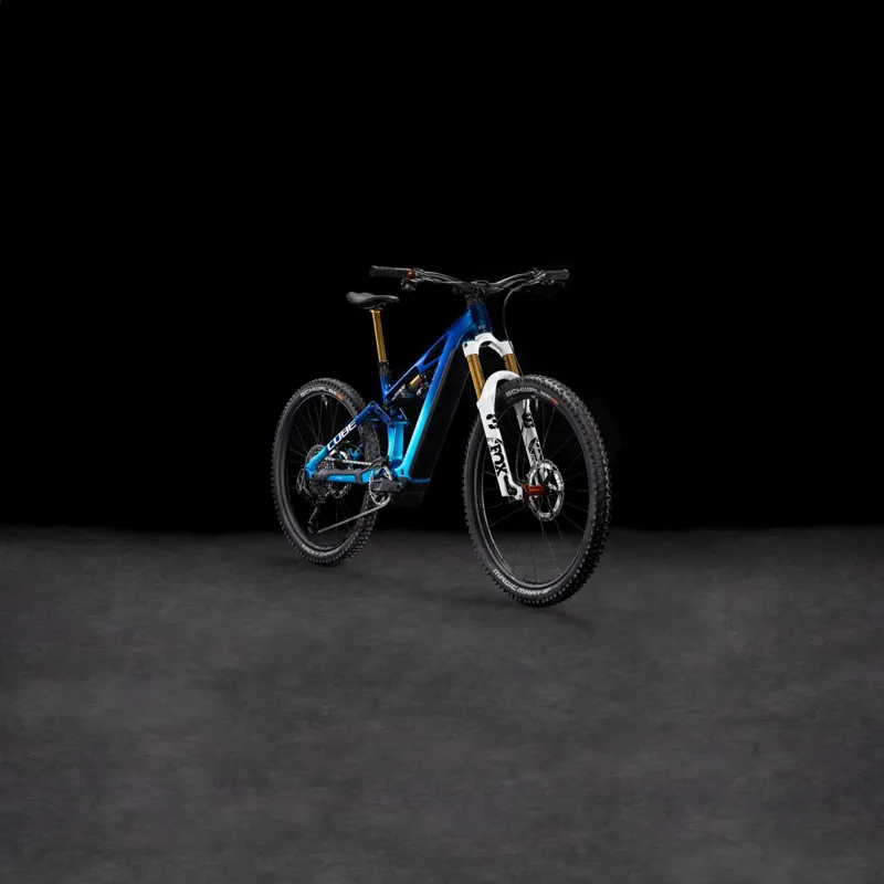 Cube Stereo Hybrid ONE77 HPC AT 800 Electric Full Suspension MTB 2025 in Actionteam Blue-6