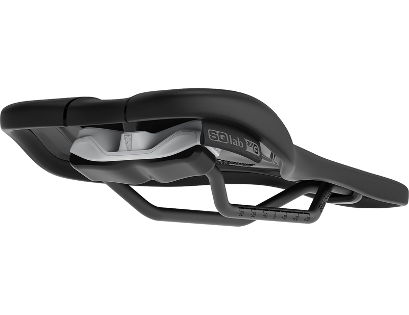 SQlab 612 Ergowave Active S-Tube 2.1 Saddle in Black-5