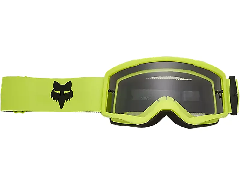 Fox Racing Youth Main Core Goggle in fluro yellow
