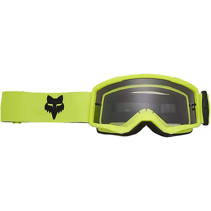 Balfes Bikes Fox Racing Youth Main Core Goggle in fluro yellow | Free postage over £30, £10 off first order, price match & 0% finance.