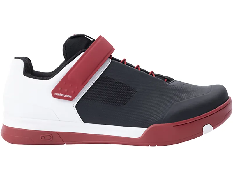 Crankbrothers Mallet Speedlace Shoes in Red/Black/White-1