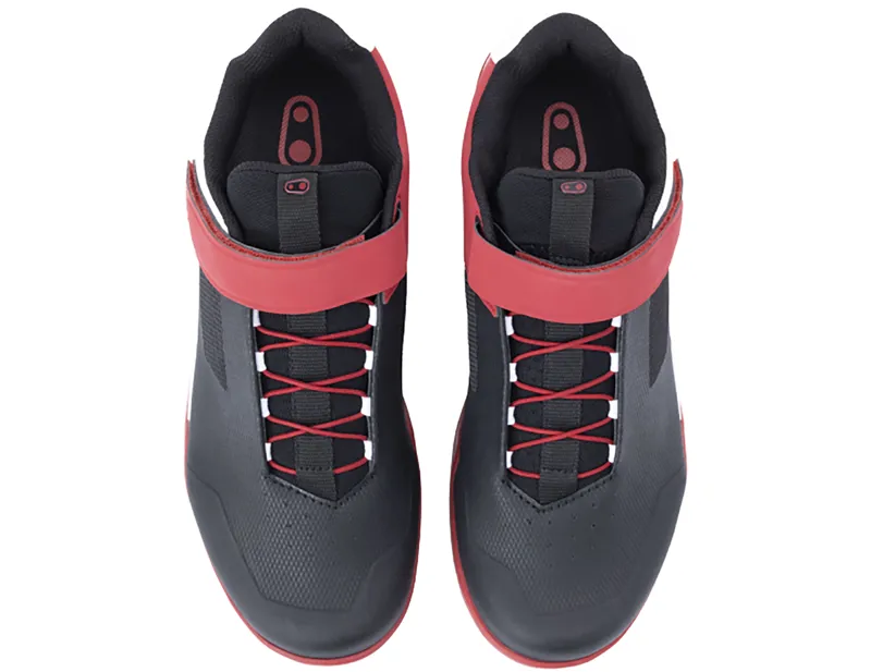Crankbrothers Mallet Speedlace Shoes in Red/Black/White-2