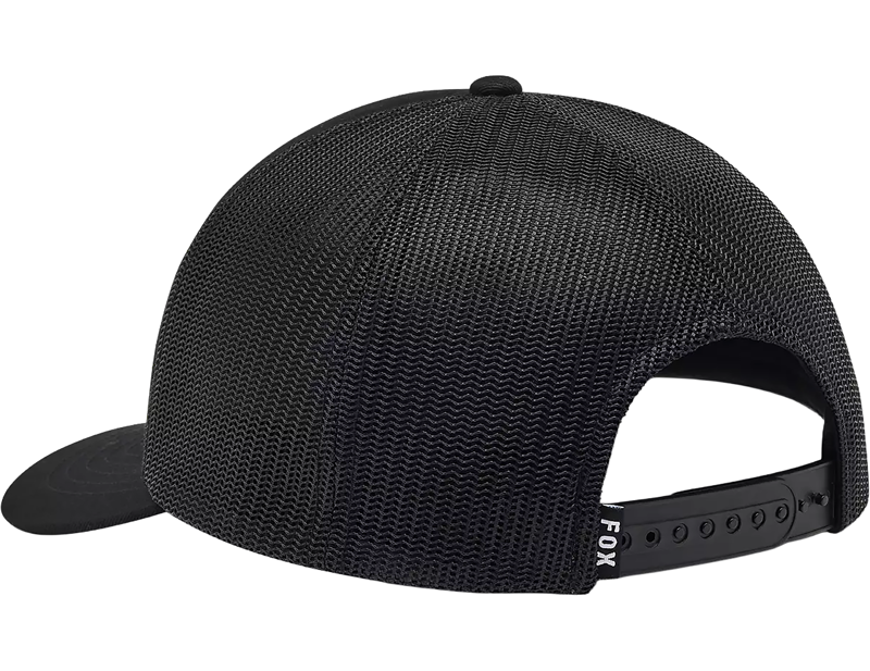 Fox Head Trucker Hat in Black-1