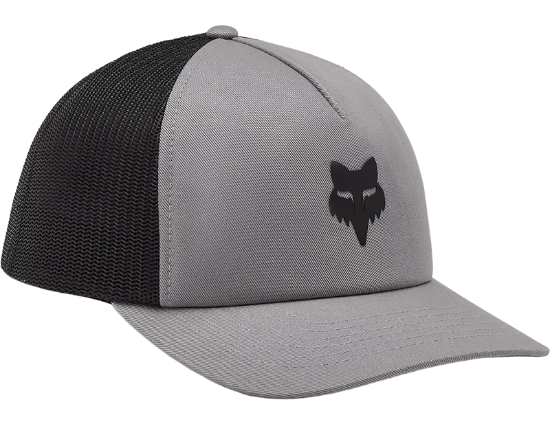 Fox Head Trucker Hat in Steel Grey