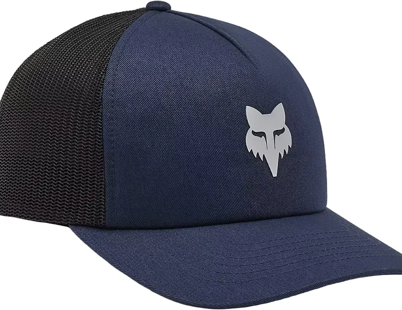 Fox Head Trucker Hat in Midnight Blue