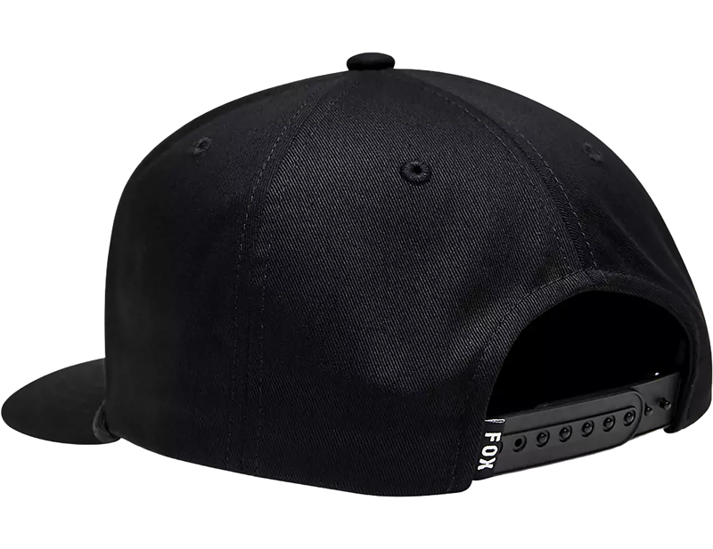 Fox Head Rope Hat in Black/Black-1