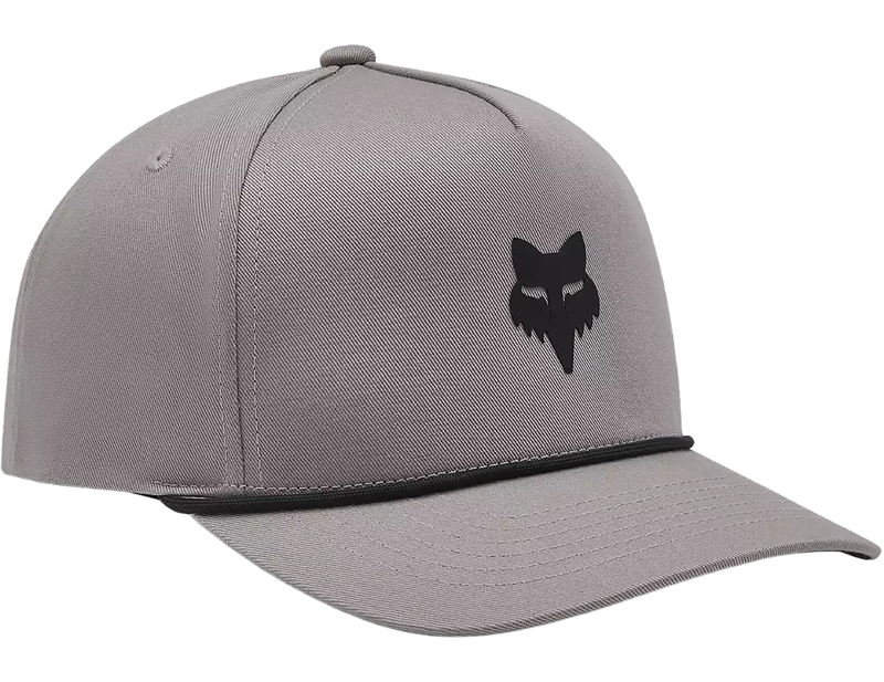 Fox Head Rope Hat in Steel Grey