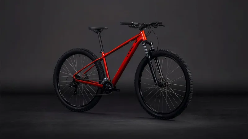 Cube Aim One Hardtail Mountain Bike 2026 in Sundowner/Black-6