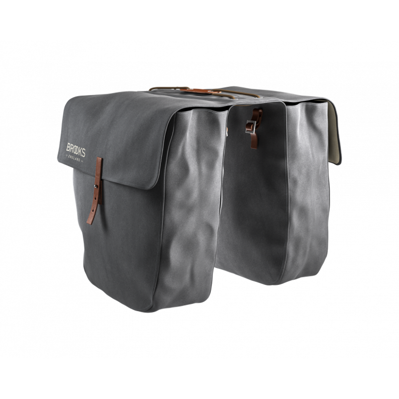 Balfes Bikes Brooks Brick Lane Panniers in Grey | Free postage over £30, £10 off first order, price match & 0% finance.