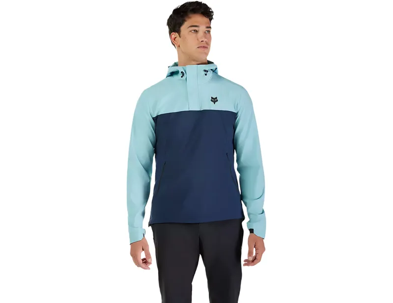 Fox Racing Ranger Wind Pullover in Vintage Wash Blue-2