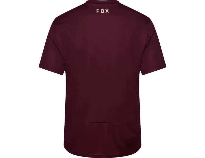 Fox Ranger SS Jersey Fox Head in Dark Maroon-1
