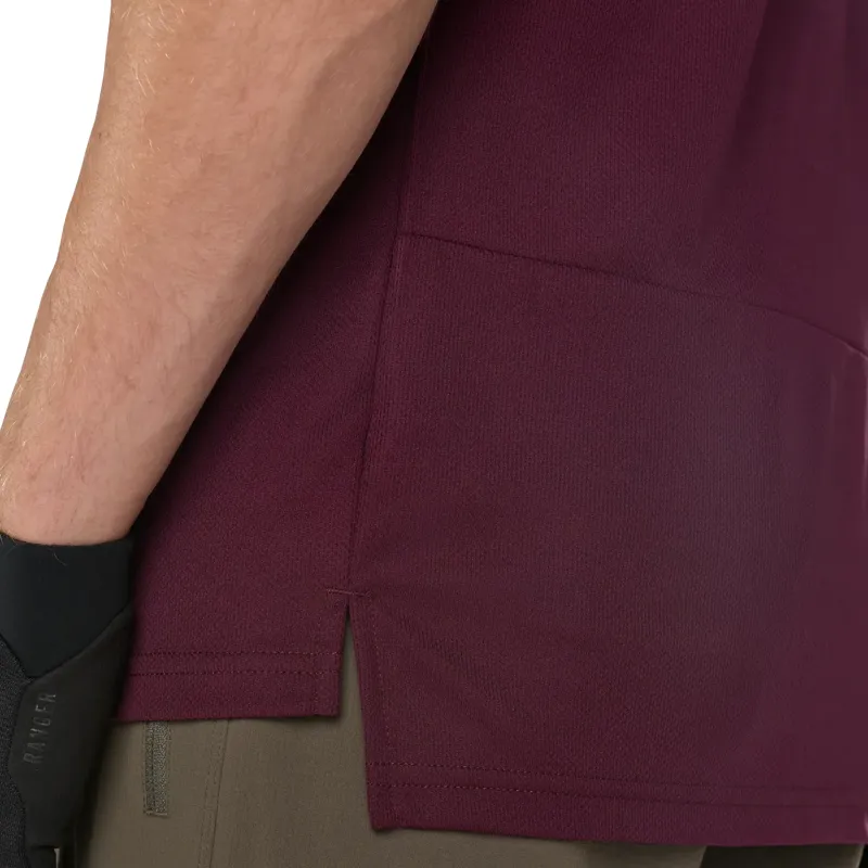 Fox Ranger SS Jersey Fox Head in Dark Maroon-5