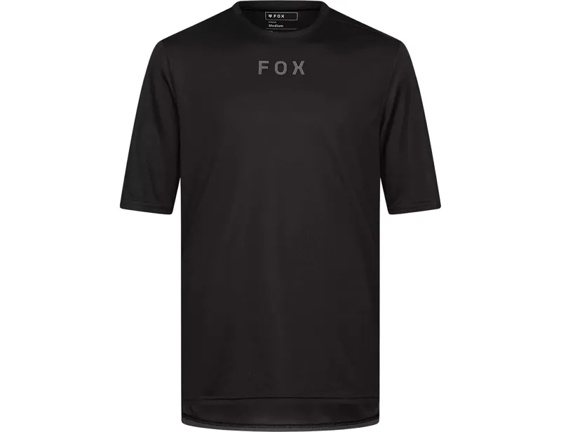 Fox Racing Ranger Short Sleeve Wordmark Jersey in Black