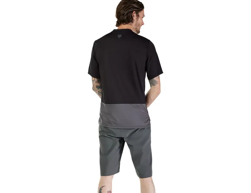 Fox Racing Ranger Short Sleeve Wordmark Jersey in Black-3