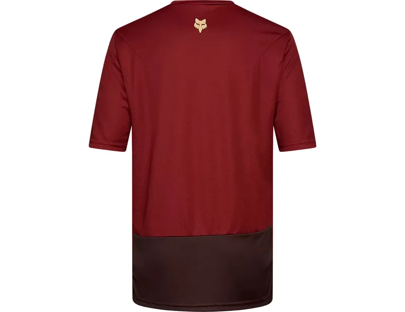 Fox Racing Ranger Short Sleeve Wordmark Jersey in Rust Brown-1