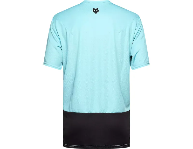 Fox Racing Ranger Short Sleeve Wordmark Jersey in Vintage Wash Blue-1