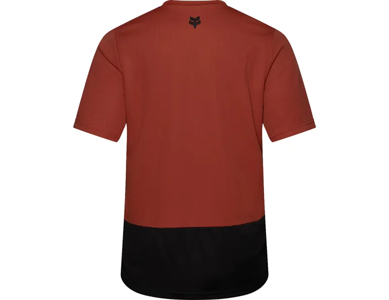 Fox Ranger Wordmark Short Sleeve Jersey in Amber Scarlet-1