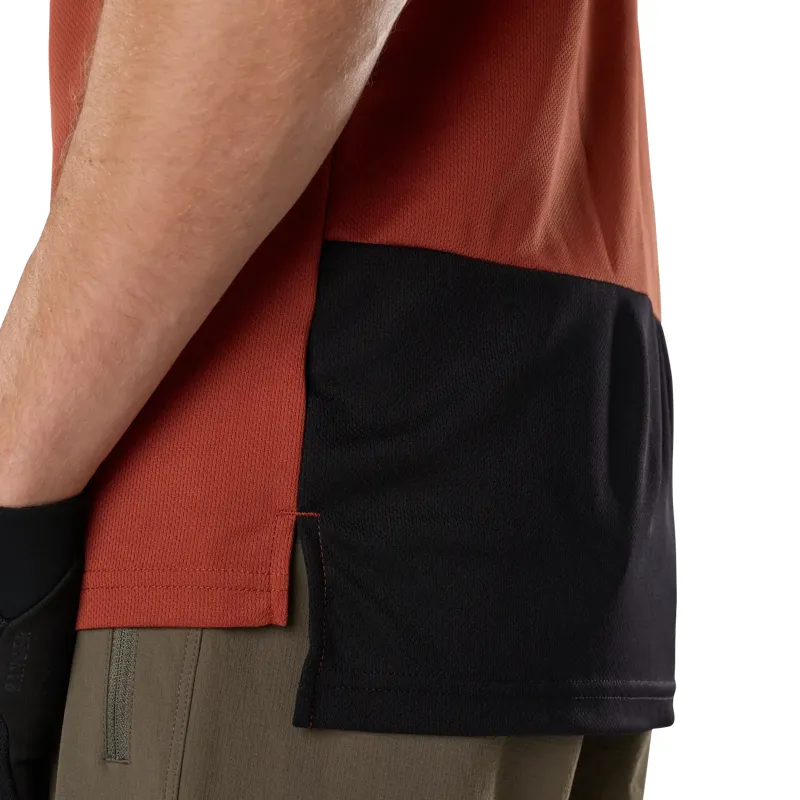 Fox Ranger Wordmark Short Sleeve Jersey in Amber Scarlet-5