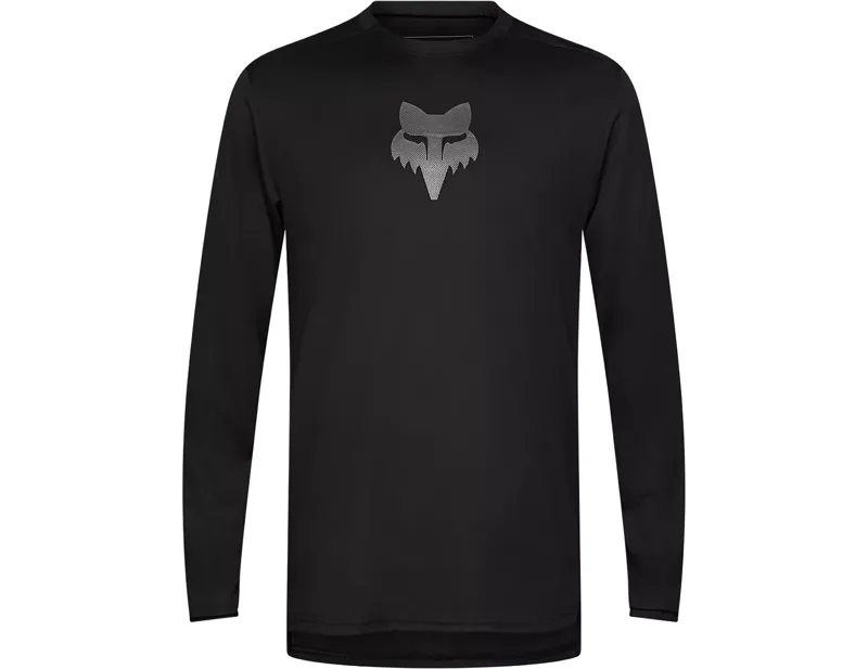 Fox Racing Ranger Long Sleeve Fox Head Jersey in Black