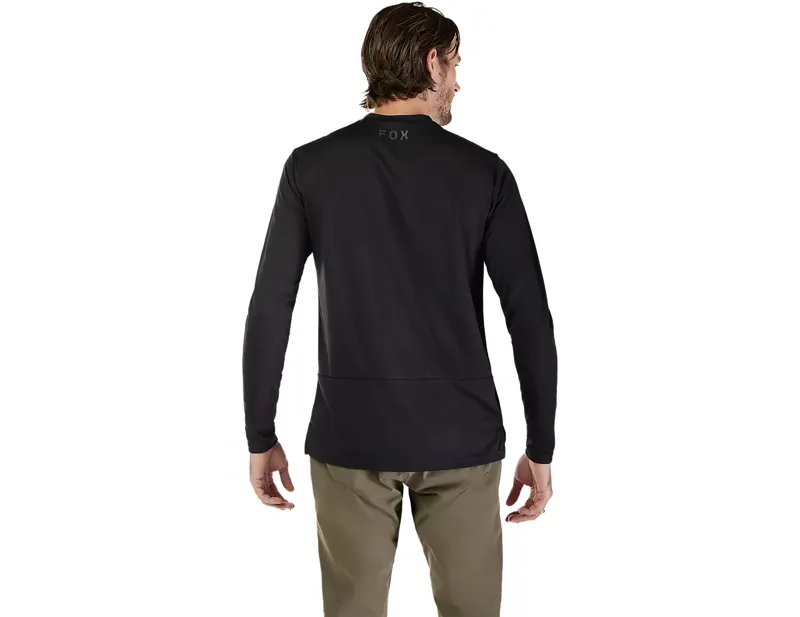 Fox Racing Ranger Long Sleeve Fox Head Jersey in Black-3