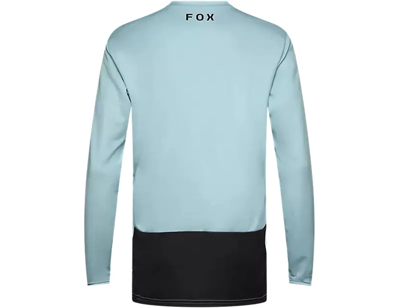 Fox Racing Ranger Long Sleeve Fox Head Jersey in Vintage Wash Blue-1