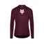 Fox Ranger Fox Head Long Sleeve Jersey in Dark Maroon