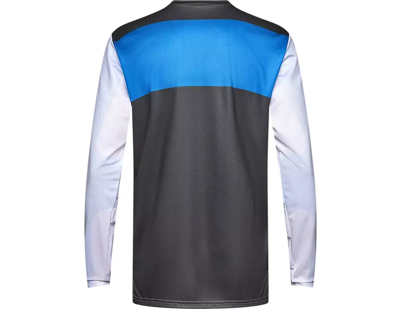 Fox Racing Ranger Digi Image Long Sleeve Jersey in White/Blue-1