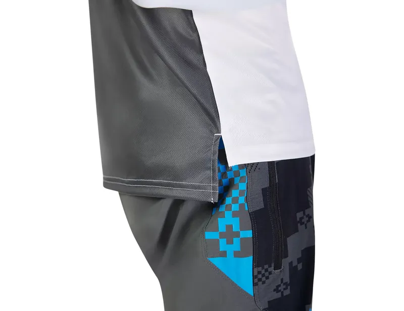 Fox Racing Ranger Digi Image Long Sleeve Jersey in White/Blue-5