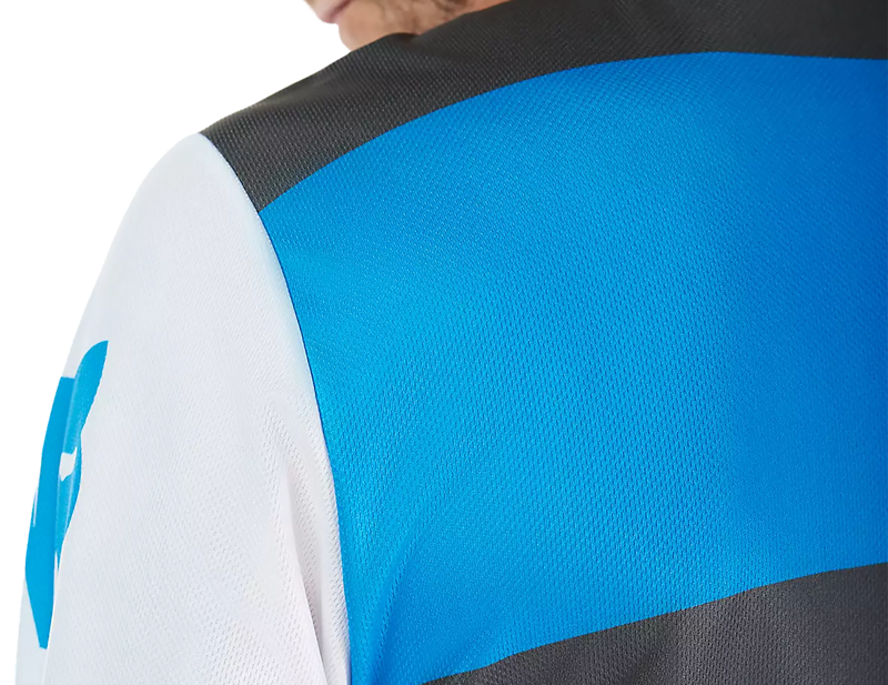 Fox Racing Ranger Digi Image Long Sleeve Jersey in White/Blue-7