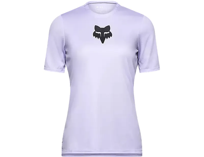 Fox Clothing Womens Ranger Fox Head short sleeve Jersey in lilac