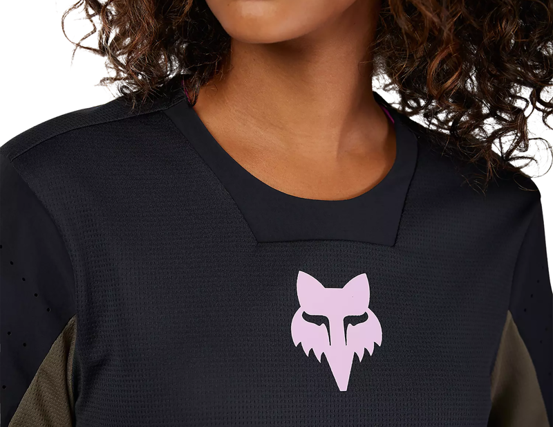 Fox Racing Women's Defend Park Long Sleeve Jersey in Black-4