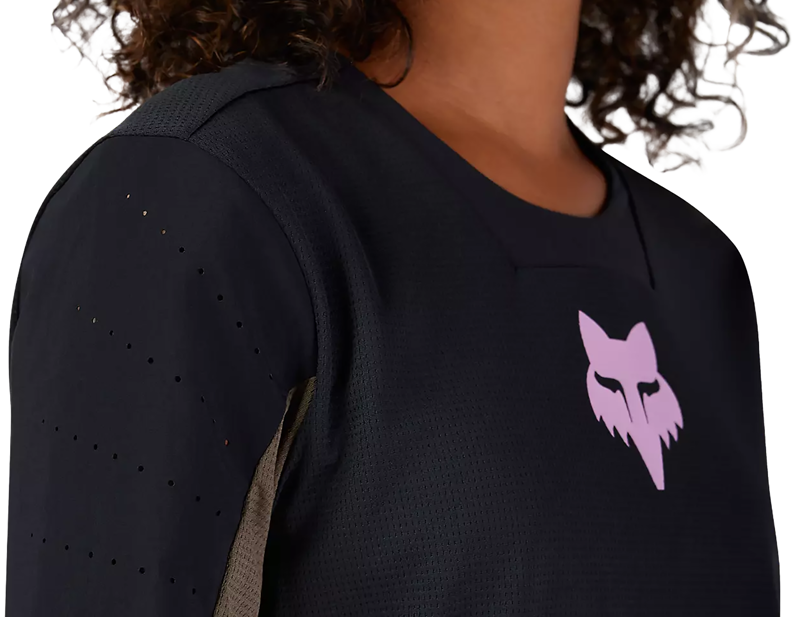 Fox Racing Women's Defend Park Long Sleeve Jersey in Black-5