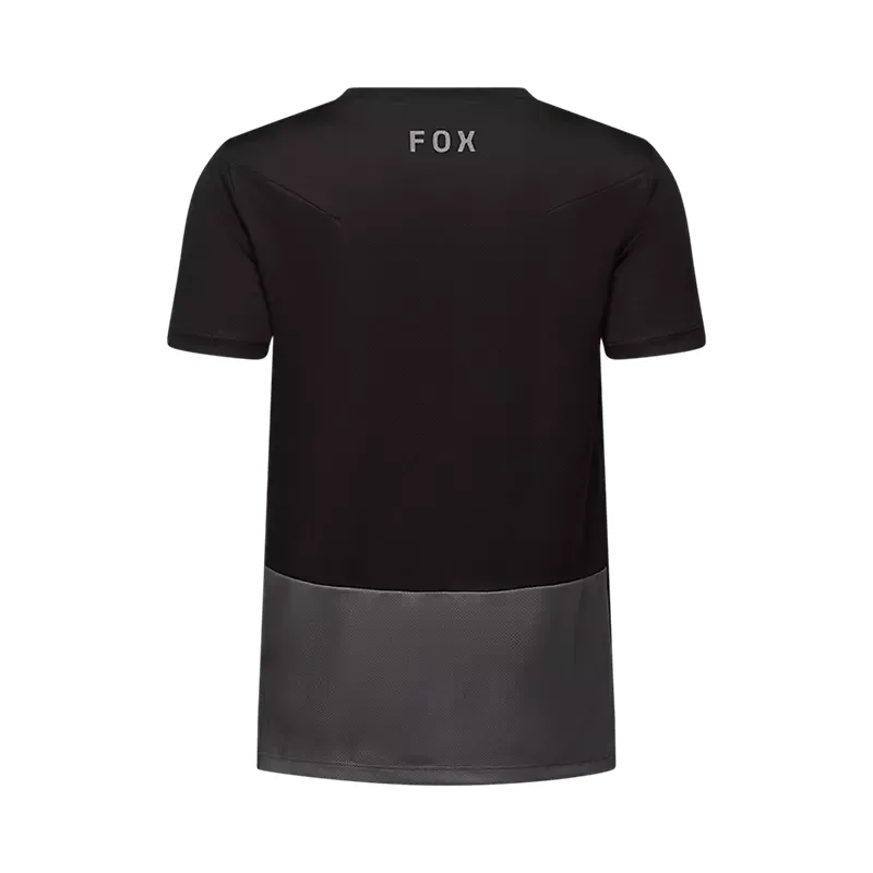 Fox Clothing Youth Ranger Fox Head short sleeved Jersey in black-1