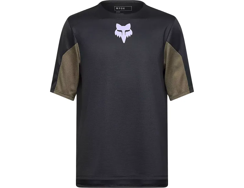 Balfes Bikes Fox Racing Youth Defend Park Short Sleeve Jersey in Black | Free postage over £30, £10 off first order, price match & 0% finance.