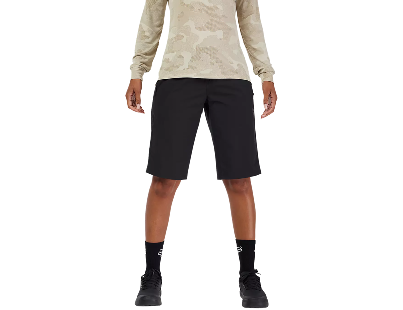 Fox Racing Women's Ranger Lined Shorts in Black-2