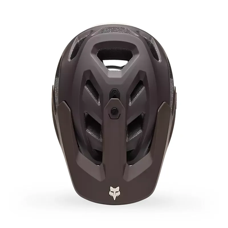 Fox Racing Dropframe Pro Grid Helmet in Cocoa Brown-3
