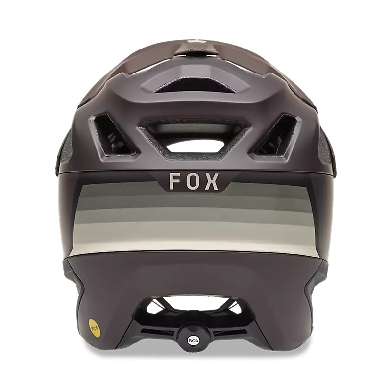 Fox Racing Dropframe Pro Grid Helmet in Cocoa Brown-4