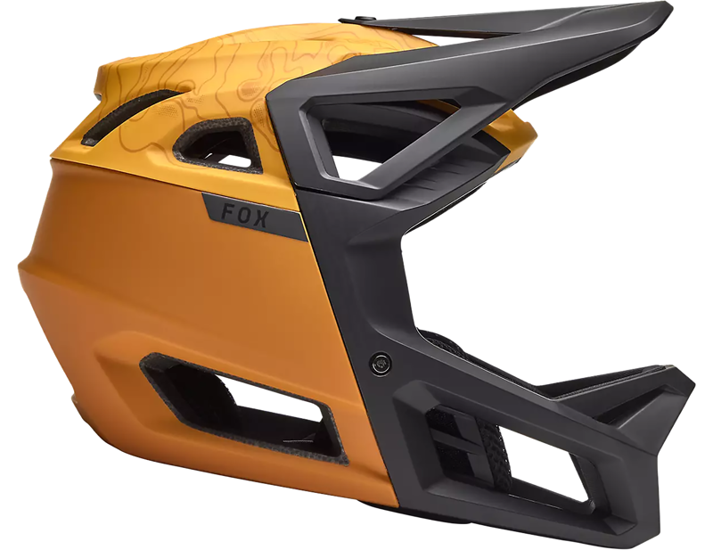 Fox ProFrame Frequency MTB Helmet in Carmel Brown-1