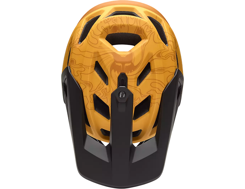 Fox ProFrame Frequency MTB Helmet in Carmel Brown-3