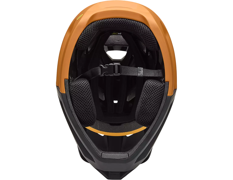 Fox ProFrame Frequency MTB Helmet in Carmel Brown-5